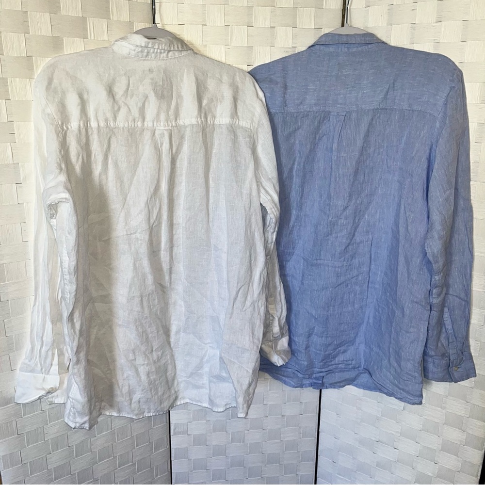 Bundle (2) Gap 100% Linen Oversized Button Down S… - image 6